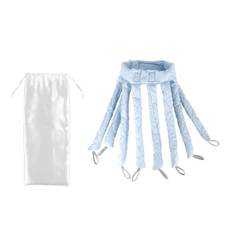 Bläckfiskformad värmefri hårrulle för kvinnor och flickor lockar hår locktång pannband hushållsstylingverktyg