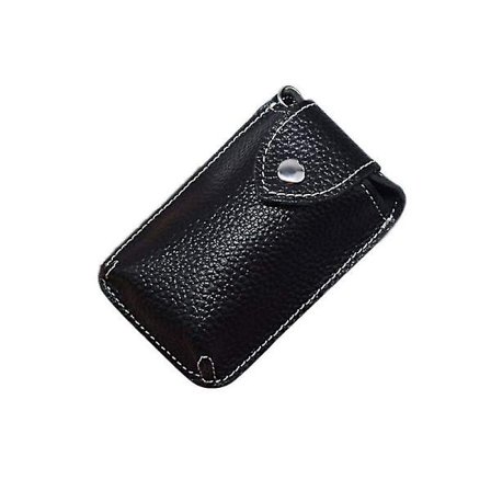 Naiset Miehet Nahkainen auton avainrengas Korttikotelo Lompakkokotelo Avaimen järjestäjälaukku Avaimenperä - varastossa