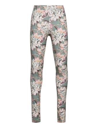 Hydrangeas Leggings Leggings Multi/mønstret Müsli By Green Cotton