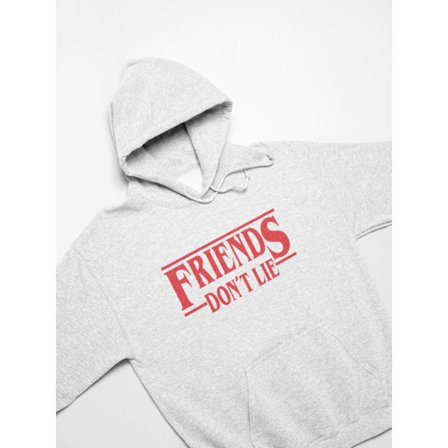 Stranger things Ask huvtröja Sweatshirt Friends don't lie