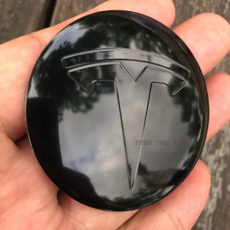 4 ST Navkapslar Centrumkåpa Emblem Klistermärke för Tesla Model 3 Y S X Flera Färger