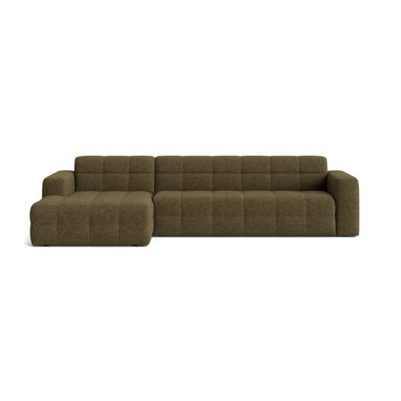 Paris chaiselong sofa, venstrevendt - Modesto Mørkegrøn - 318x162x77 - Sofa, chaiselong