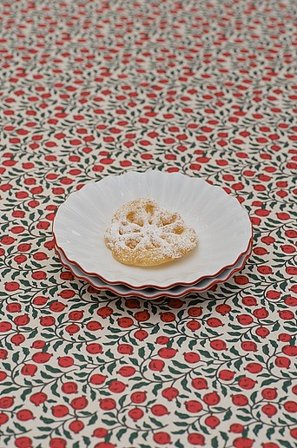 Jotex - Bordje 2-pak Wit/rood Wit/Rood - BONNIE - Koop Borden bij Jotex