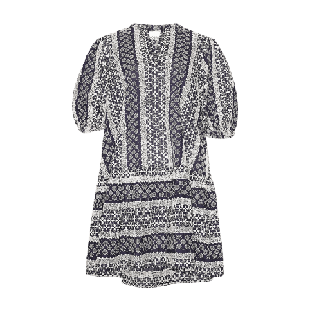 Noella Lillianna Dress - Navy Sugar Combo Klänningar Dam Blå M