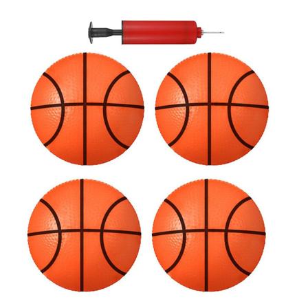 Barnas leker Anti-skli design Basketballer Barn PVC Basketballer Basketballer Barn Basketball leke I Random Color 10X10CM