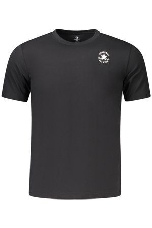 Converse T-shirt Maniche Corte Bambino Nero