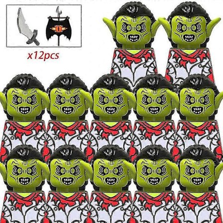 Moc Medeltida Lotr Figurer Orc Soldater Raider Vargr Varg Elefant Fäste Riddare Byggklossar Tegelstenar Leksaker För Barn Gåvor