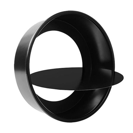 Rund kageform, aftagelig bund, nem at frigøre chiffon kage, sort KLB