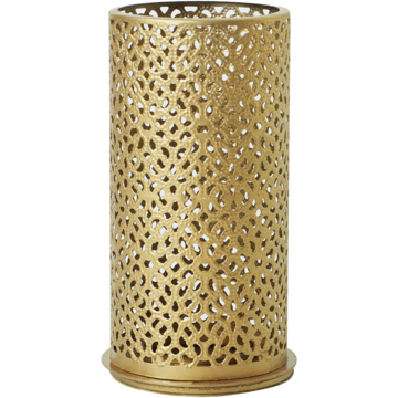 Ljushållare Duni Bliss Guld 75x140mm