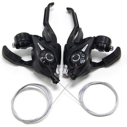 Gearskifte, Gearskifter med Kabel til MTB Cykel Racerbremsegreb til EF51 3x8 Hastighed
