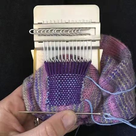 DIY vevstol strikking håndvevd tre-speed liten sy hine