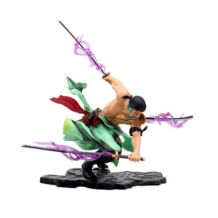 1 stk Roronoa Zoro karakter statue samleobjekt, anime-tema dukke