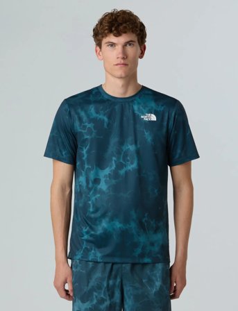 The North Face M 24/7 Short Sleeves Regular Tee-Print - Green - M