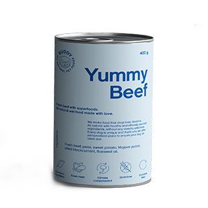 Buddy Pet Foods Yummi Beef, 400g, Hund