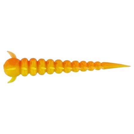 Westin Greedy Worm 5,5cm Garlic/Cheese (10pcs) - Orange/Yellow