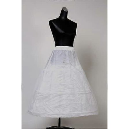 Design Brud Underkjol Krinolin, 3 Ringar, One Size, Passar Storlek 34-40