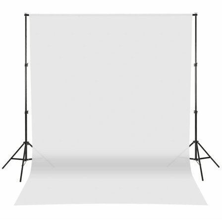 Fotostudio Bakgrund Grön Vit Svart Skärm Chromakey 1,6 m bred bakgrund Vit 1 6 2 M