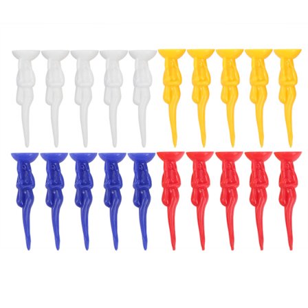 20 stk. Golf Tees i Plastik Boldholder Sjove Dame Styling Træningshjælpemidler Tilbehør til Golfspiller