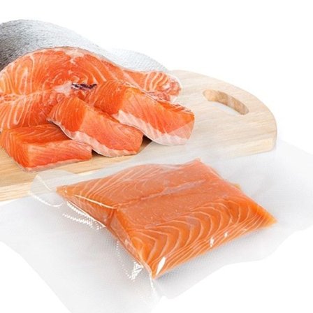 FoodMaster Vakuumpåsar med Luftkanaler 90 MY 200x450 mm 100 st