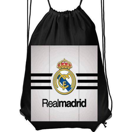 Gympose | Lett Treningsveske for Voksne Real Madrid Svart V