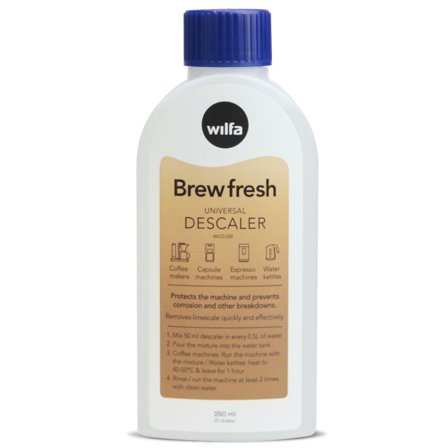 Wilfa Brewfresh avkalkningsmedel 250 ml | Kaffe > Kaffereservdelar & Rengöring > Avkalkning | Bagaren och Kocken