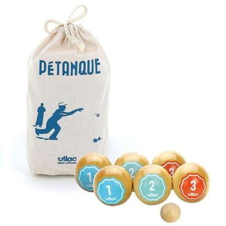 Retro Petanque Spel Unik Färg