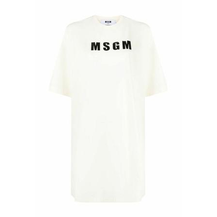 Msgm, Short Dresses Wit, Dames, Maat:L