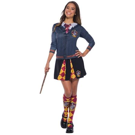Harry Potter Dam/Dam Gryffindor Kostymtopp M Blå Blue M
