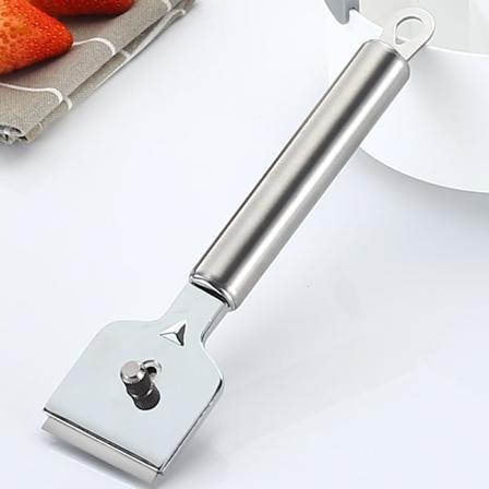 Hopea - 1 ruostumattomasta teräksestä valmistettu ammattimainen lasta lasi- ja keraamisille liesille maalin, tapettien, tarrojen, etikettien 