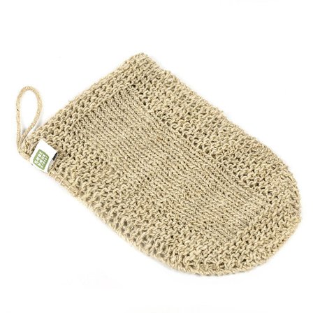 SÆBEVÆRKSTEDET Håndstrikket Hamphandske Fairtrade, Skincare, Kropspleje, Scrub