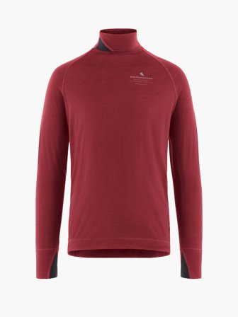 Klättermusen Fafne Turtleneck Herre - Dark Russet - Men's - S