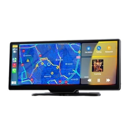 10,26" Dash Cam Rearview Kamera Wifi Carplay & Android Auto 4K DVR GPS Navigation Video Recorder