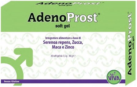 AdenoProst 30 Soft Gel Integratore per Benessere Prostatico