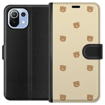 Plånboksfodral till Xiaomi Mi 11 Lite med Björnmönster