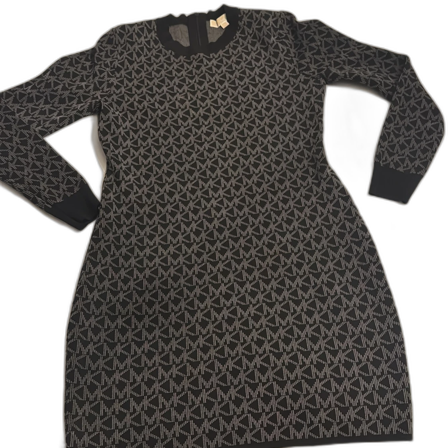 Svart mönstrad klänning från Michael Kors