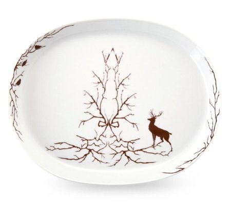 Wik & Walsøe Alveskog Ovalt Fat 36cm