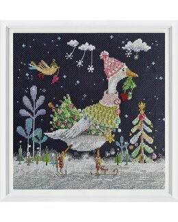 Stickpackung Bild Skilanglauf