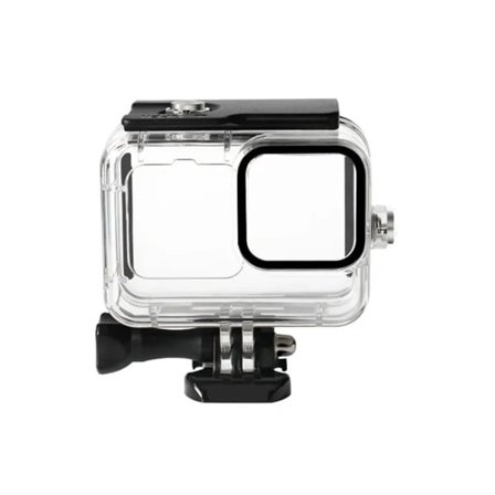 【PP】Vanntett 60M Hus for GoPro Hero 12 11 10 9 Svart Hus Dykking