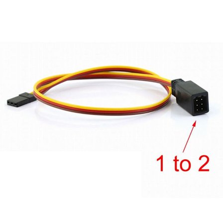 Servo Extender Wire forlængerkabel 1 TIL 2 1 TIL 2