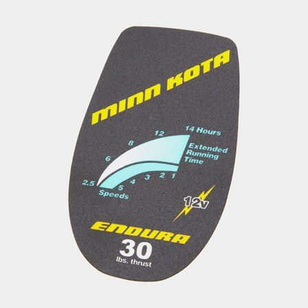 Samolepka pro lodní elektromotor Minn Kota Decal Cover, pasuje na Endura 30 modelový rok 2003–2010