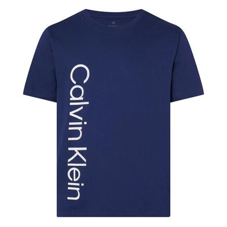 Calvin Klein, Camiseta Pw-S/S T-Shirt Blauw, Heren, Maat:L