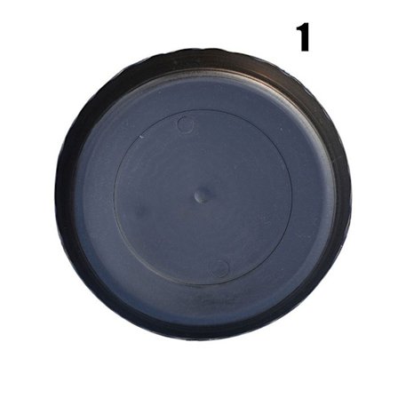 Stor rund kort blomkruka Kontroll Rot Roskruka Plantering Fröplanta Förtjockning Plast Blomma Gallon Kruka eller bricka