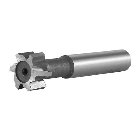 To 16mm X 8mm Hvide Stål Straight T-spor Fræsere til Fræsning af Metalbearbejdning Fræsemaskiner