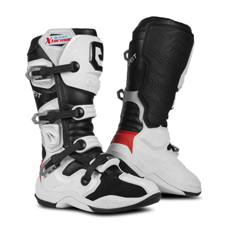 Stivali Cross Eleveit X-Tarmac Bianco-Nero 40