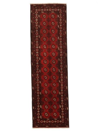 Medallion Small Afghan Fine Rug 86X293 Wool