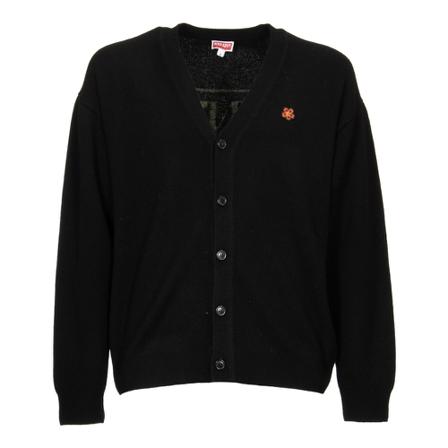 Kenzo - Cardigans - Svart - Herr - Storlek: Xl, Herr, Storlek: XL
