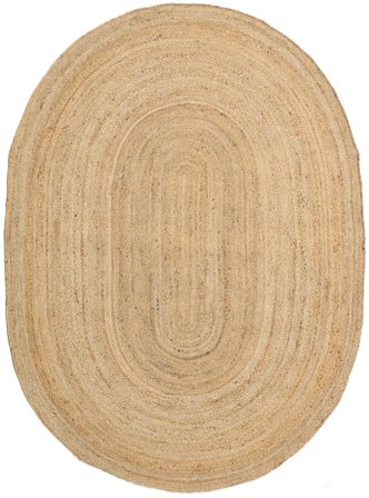 Indendørs-/Udendørstæppe 140X200 Frida Oval Beige Lille