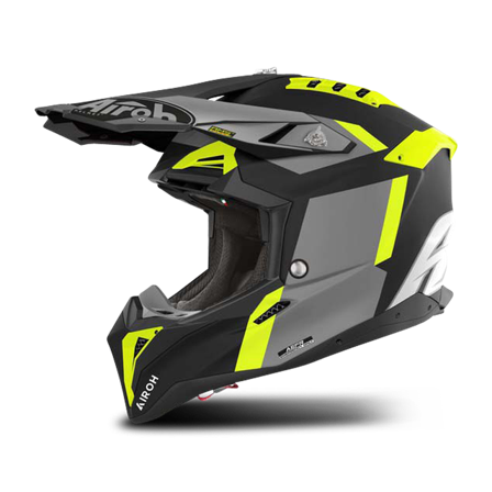 Crossikypärä Airoh Aviator 3 Glory Matta keltainen M