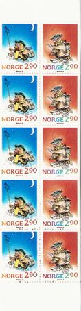 Norge 1988 - AFA 1005Cv + 1006Ch - Postfrisk hæfte