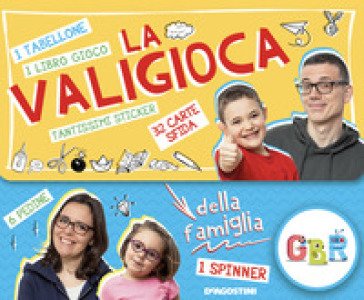 La valigioca della famiglia GBR. Con gadget. Con 32 Carte GBR